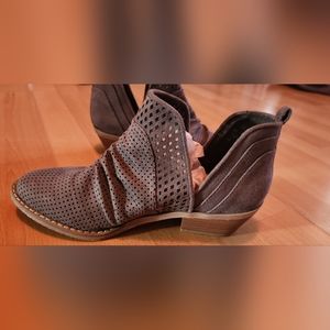 report brand grey booties - only worn once, mint condition